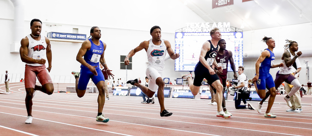 Lance Lang. Myles Anders.

Day 2. SEC Indoor Championships.

Photos by Chet White | UK Athletics