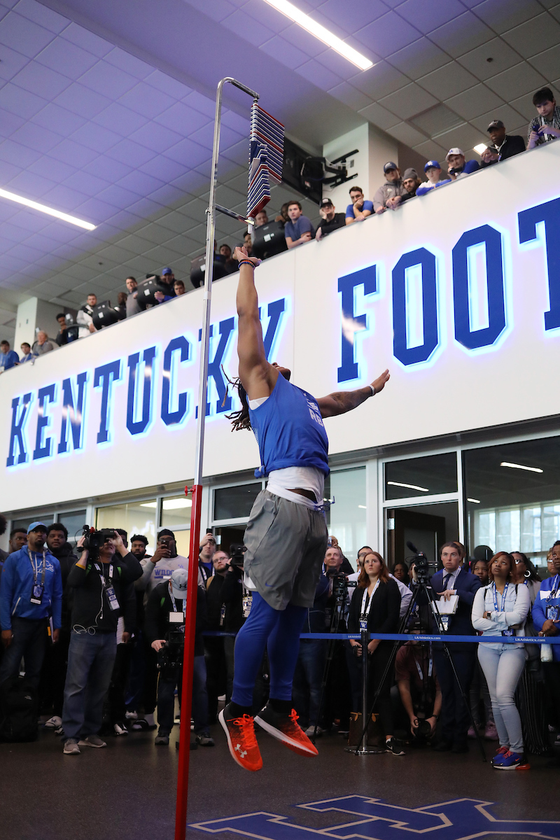 Benny Snell Jr.

Pro Day for UK Football.

Photo by Quinn Foster | UK Athletics