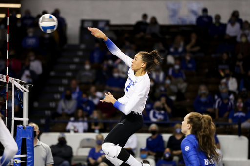 Madi Skinner.

Kentucky beat Arkansas 3-2. 

Photos by Chet White | UK Athletics