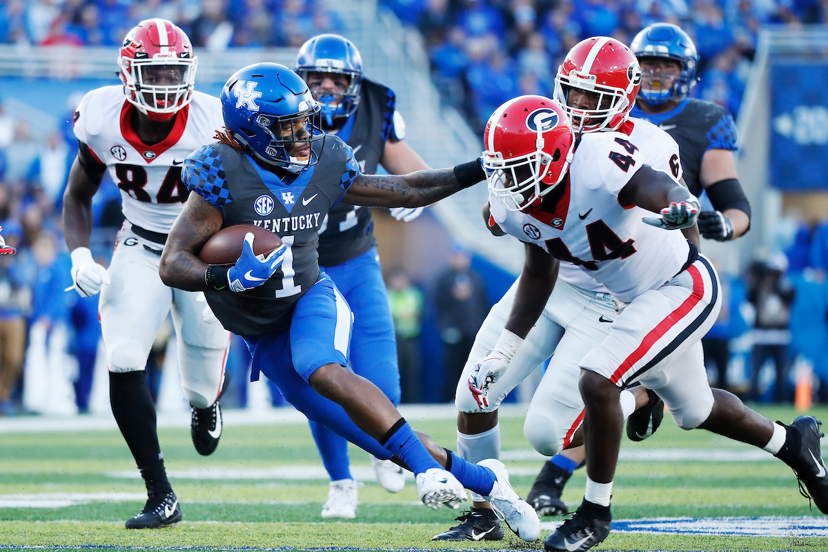 Lynn Bowden.

Georgia beats UK 34-17.

Photo by Chet White | UK Athletics