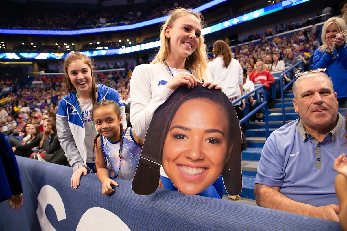 Danaea Davis.


Gymnastics scores 196.225 at SEC Championship.

 
Photo by Elliott Hess | UK Athletics