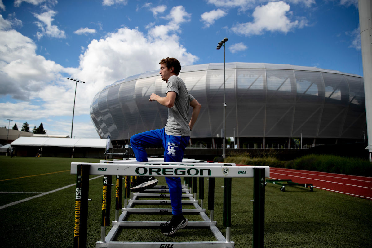 Brian Faust.

Shake out.

NCAA Track and Field Outdoor Championships.

Photo by Chet White | UK Athletics
