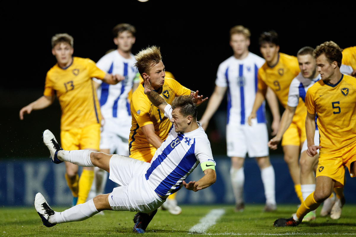 Marcel Meinzer.

Kentucky beats West Virginia, 1-0.

Photo by Elliott Hess | UK Athletics