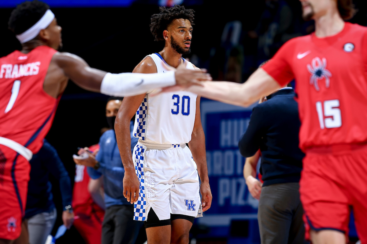 Olivier Sarr.

Kentucky falls to Richmond, 76-64.

Photo by Chet White | UK Athletics