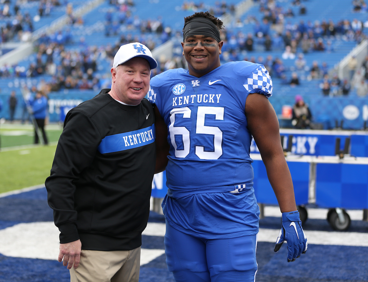Mark Stoops and Bunchy Stallings

UK Football beats MTSU 34-23-on Senior Day at Kroger Field.


Photo By Barry Westerman | UK Athletics