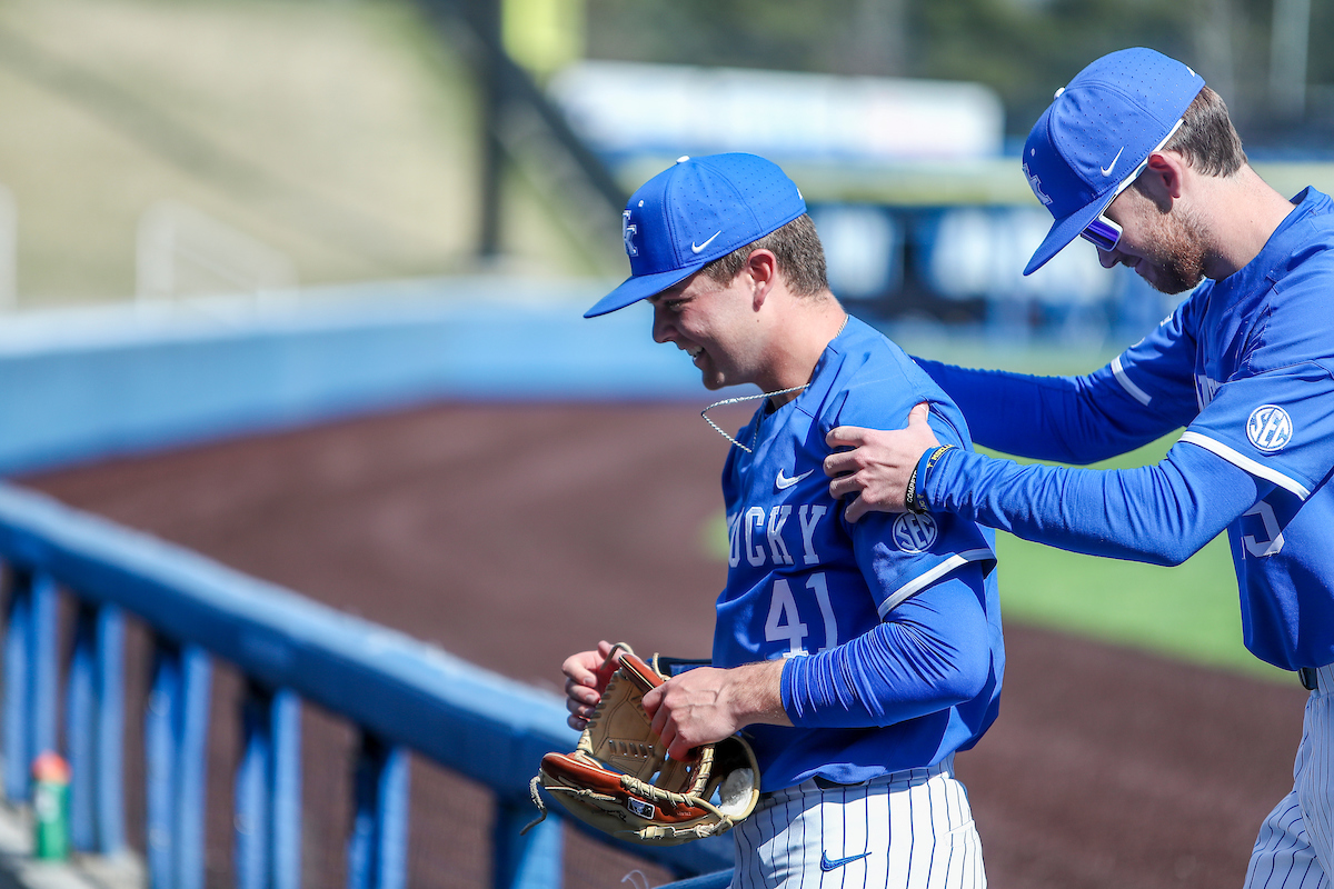 Evan Byers.

Kentucky defeats High Point 14-3.

Photo by Sarah Caputi | UK Athletics