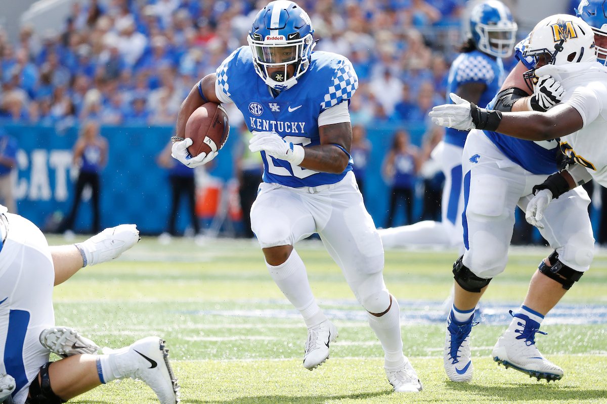 Benny Snell.

UK football beats Murray State 48-10.

Photo by Chet White | UK Athletics
