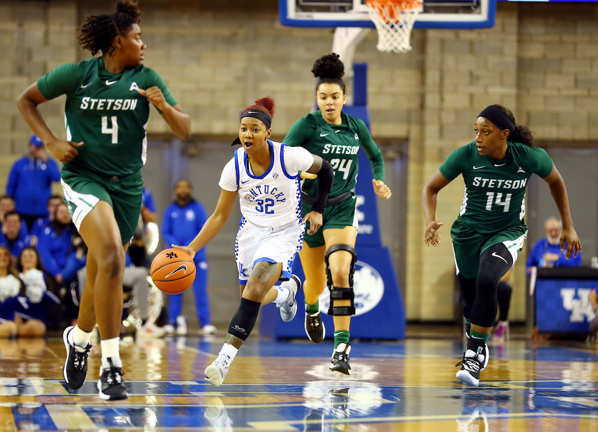 Jaida Roper

Kentucky beats Stetson 67-48. 

Photo by Britney Howard | Staff