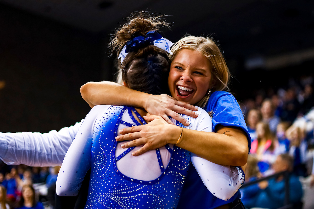 Anna Haigis.

Kentucky beats Michigan State on senior day.

Photo by Eddie Justice | UK Athletics