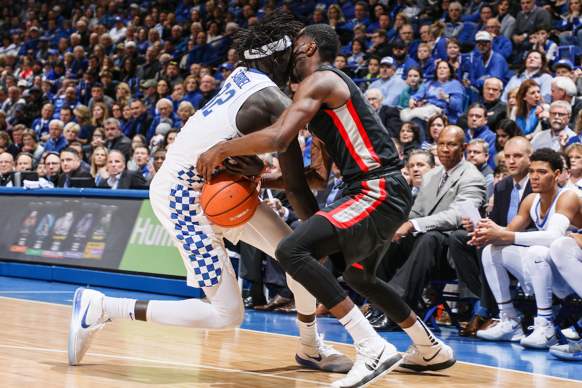 Wenyen Gabriel.

The University of Kentucky men's basketball team beat Georgia 66-61 on Sunday, December 31, 2017 at Rupp Arena in Lexington, Ky.

Photo by Elliott Hess | UK Athletics