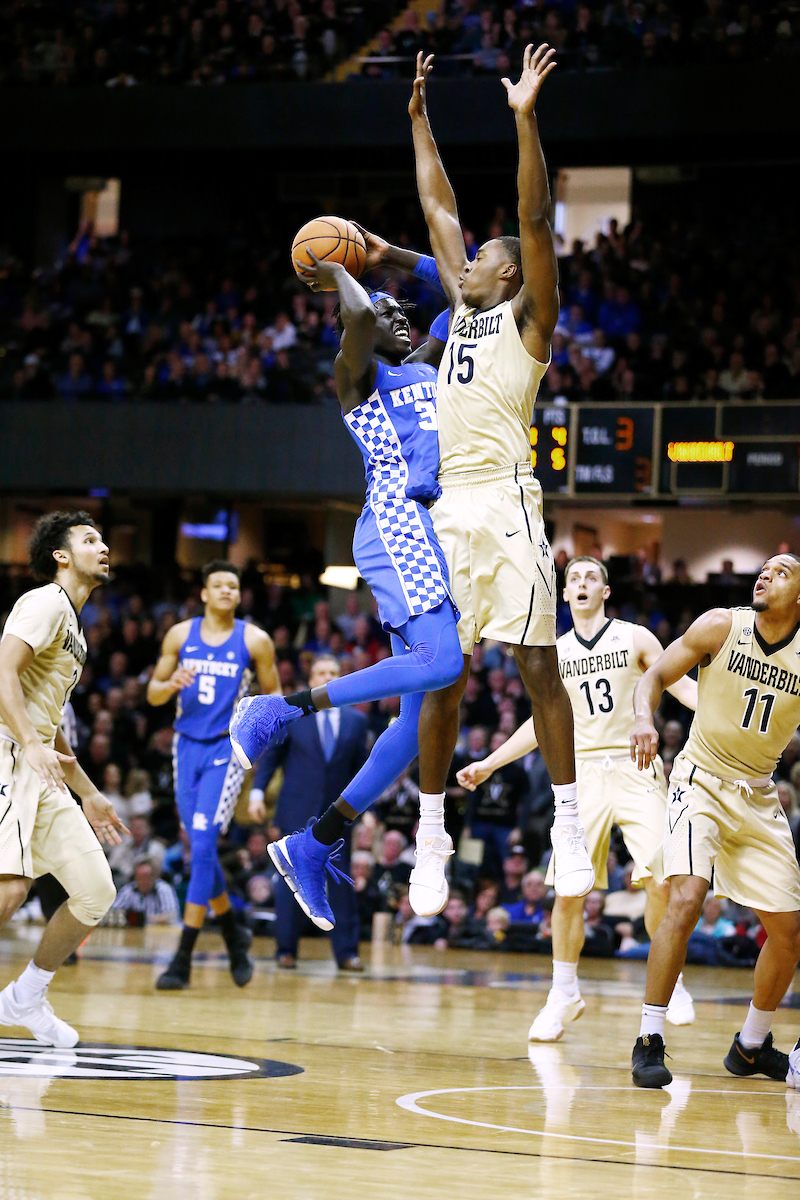 Wenyen Gabriel.

The University of Kentucky men's basketball team beat Vanderbilt 74-67 at Memorial Gymnasium in Nashville, TN., on Saturday, January 13, 2018.

Photo by Chet White | UK Athletics