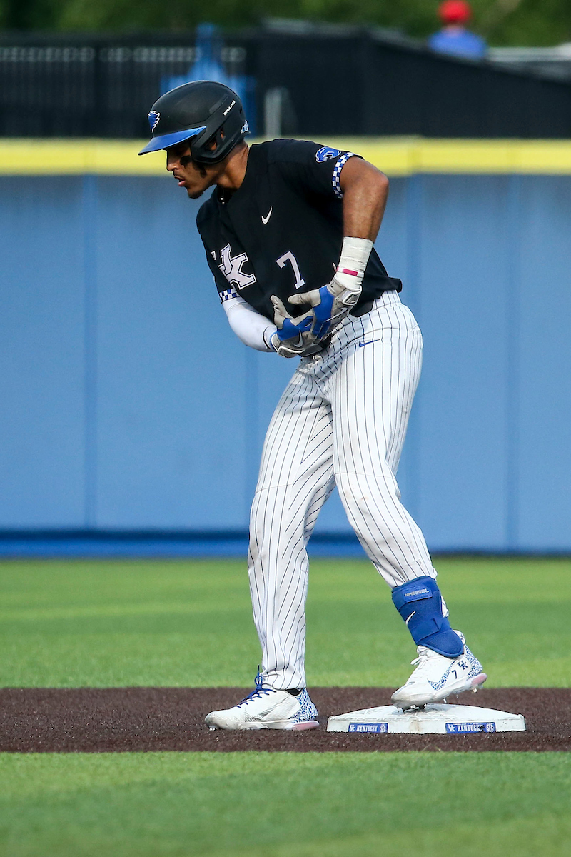 Devin Burkes.Kentucky beats Auburn 6-3.Photo by Sarah Caputi | UK Athletics