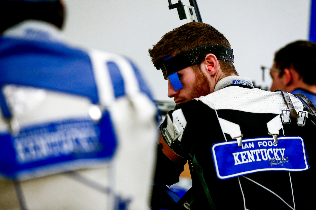 Ian Foos. 

Kentucky Rifle vs Ole Miss. 

Photo by Eddie Justice | UK Athletics