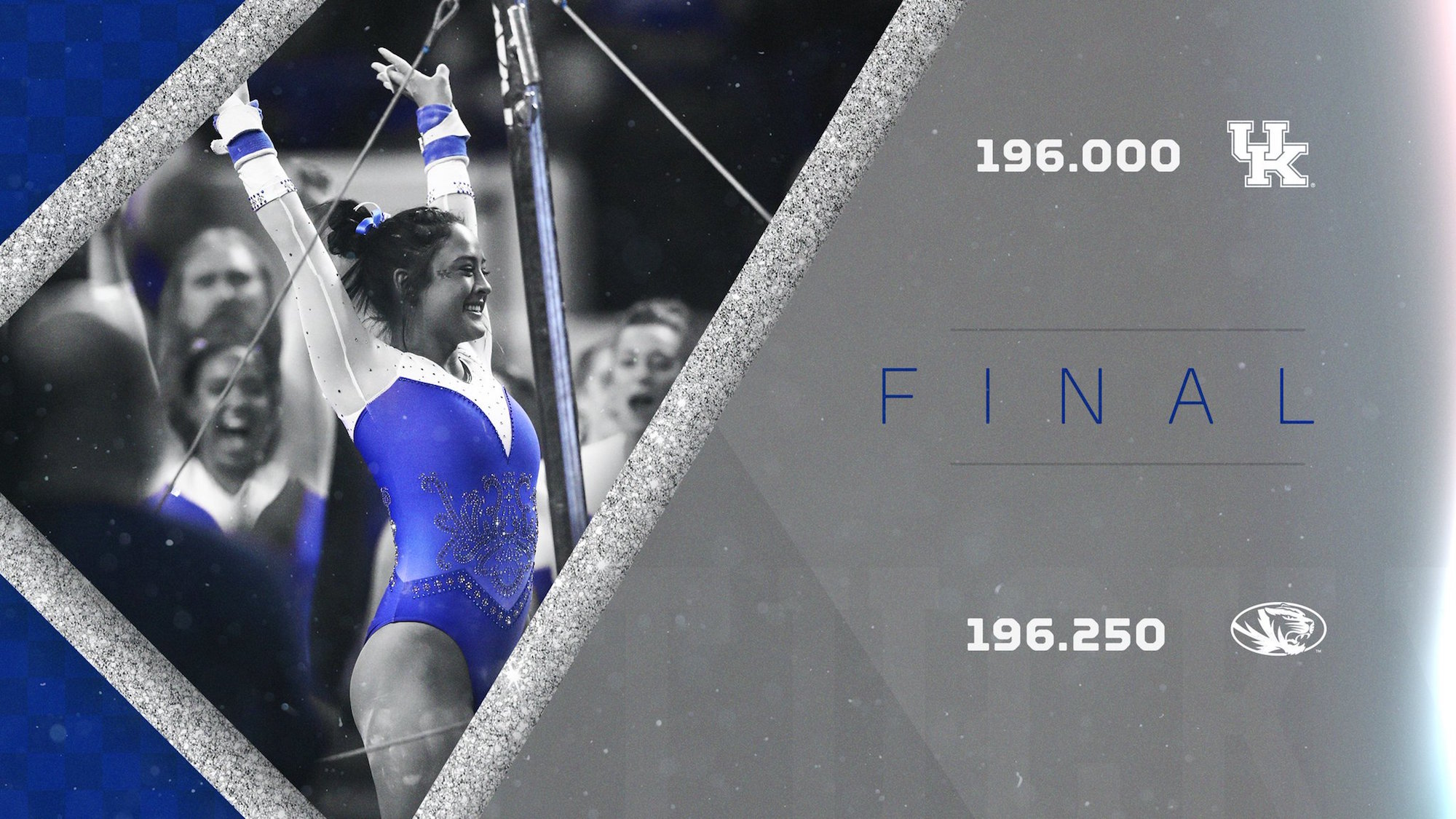 Cats End Hot Streak with 196.250-196.000 Loss at Mizzou