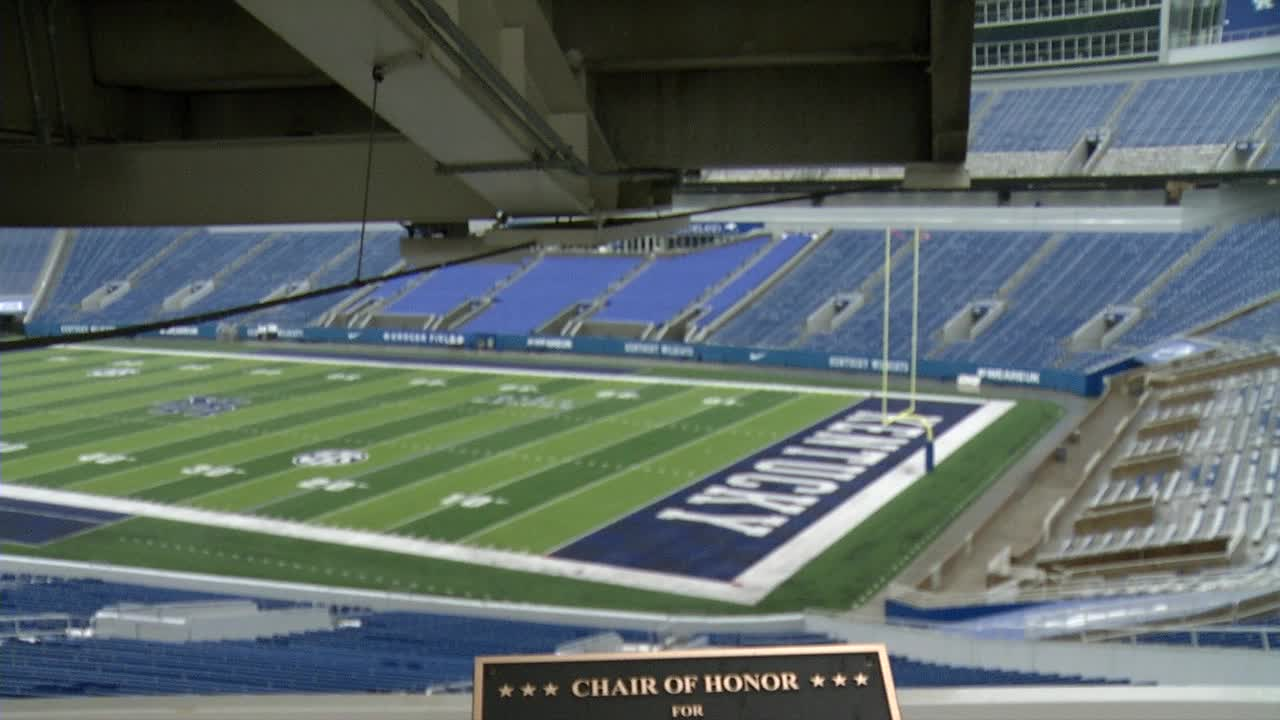 Chairs of Honor Dedicated at Kroger Field