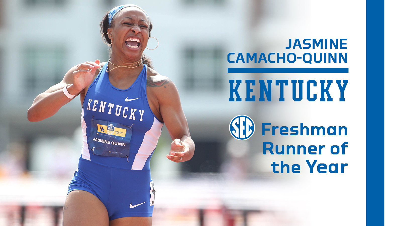 Jasmine Camacho-Quinn Named SEC Freshman Runner of the Year