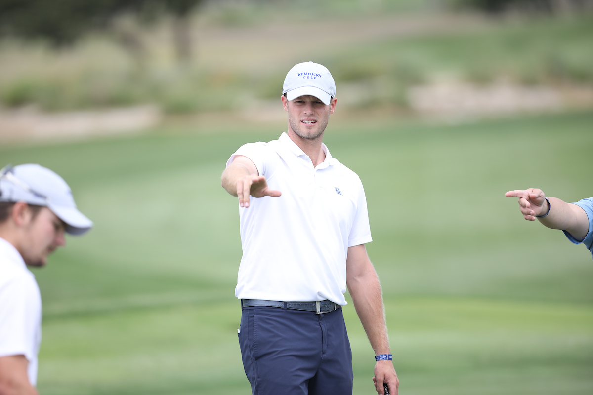 Kentucky during the practice round for the SEC Championship at Sea Island Golf Club on St. Simons Island, Ga., on Tuesday, April 20, 2021. (Photo by Steven Colquitt)