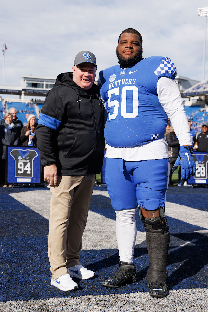 Marquan McCall.

Kentucky beat New Mexico State 56-16.

Photo by Elliott Hess | UK Athletics
