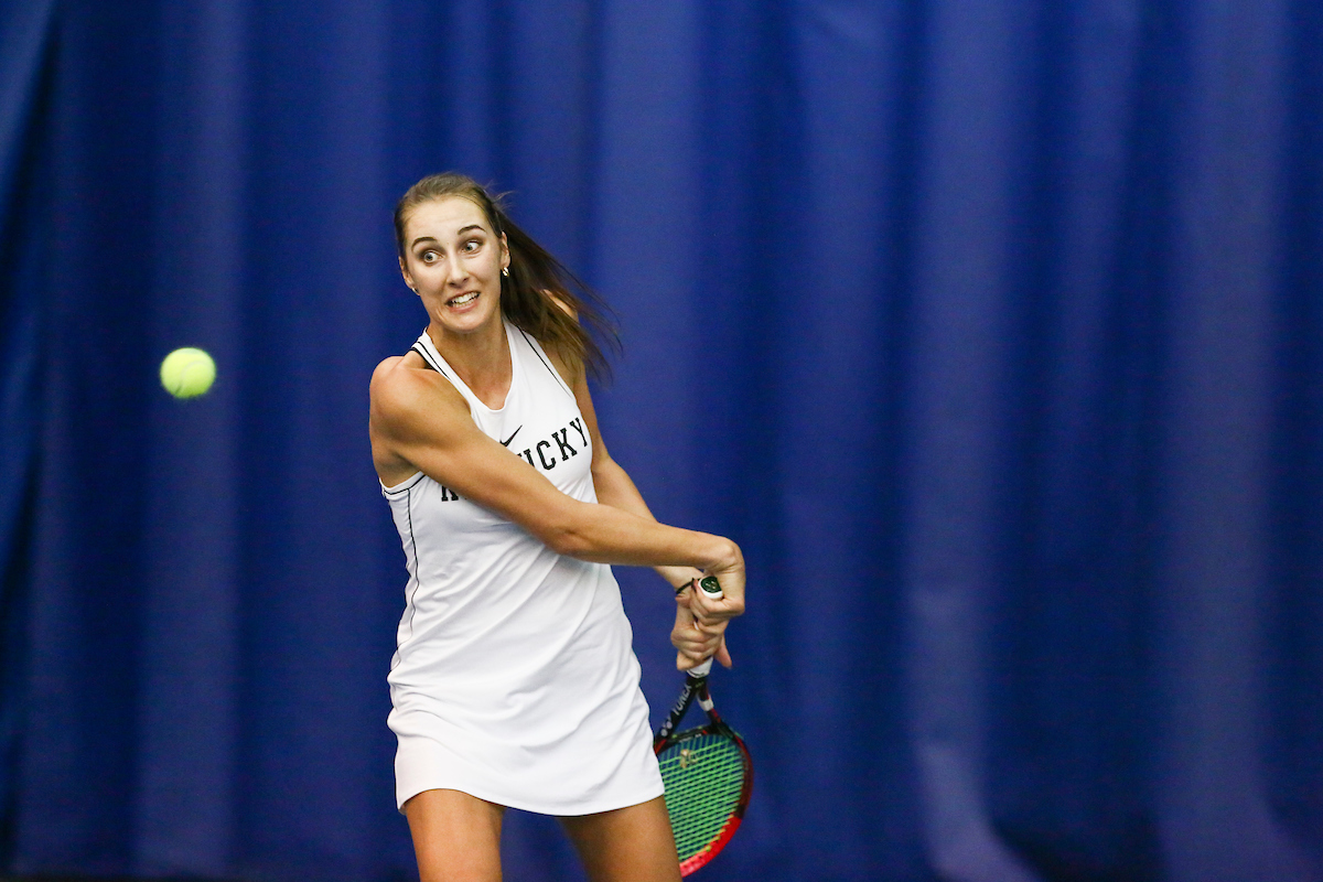 Anastasia Tkachenko.

Kentucky beat Kennesaw State 7-0.

Photo by Hannah Phillips | UK Athletics