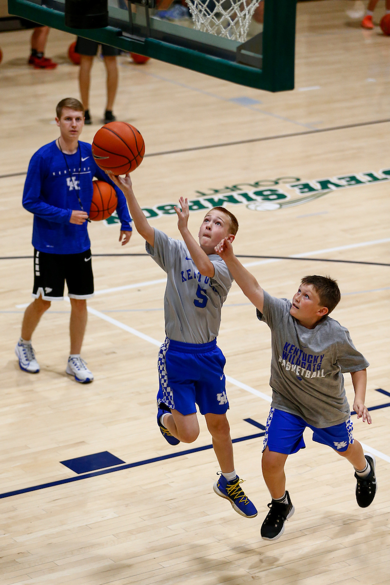 Kentucky men's basketball camp at South Oldham High School in Crestwood, Kentucky.

Photo By Barry Westerman | UK Athletics