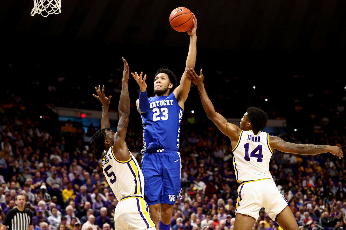 EJ Montgomery.

Kentucky beat LSU 79-76.

Photo by Chet White | UK Athletics