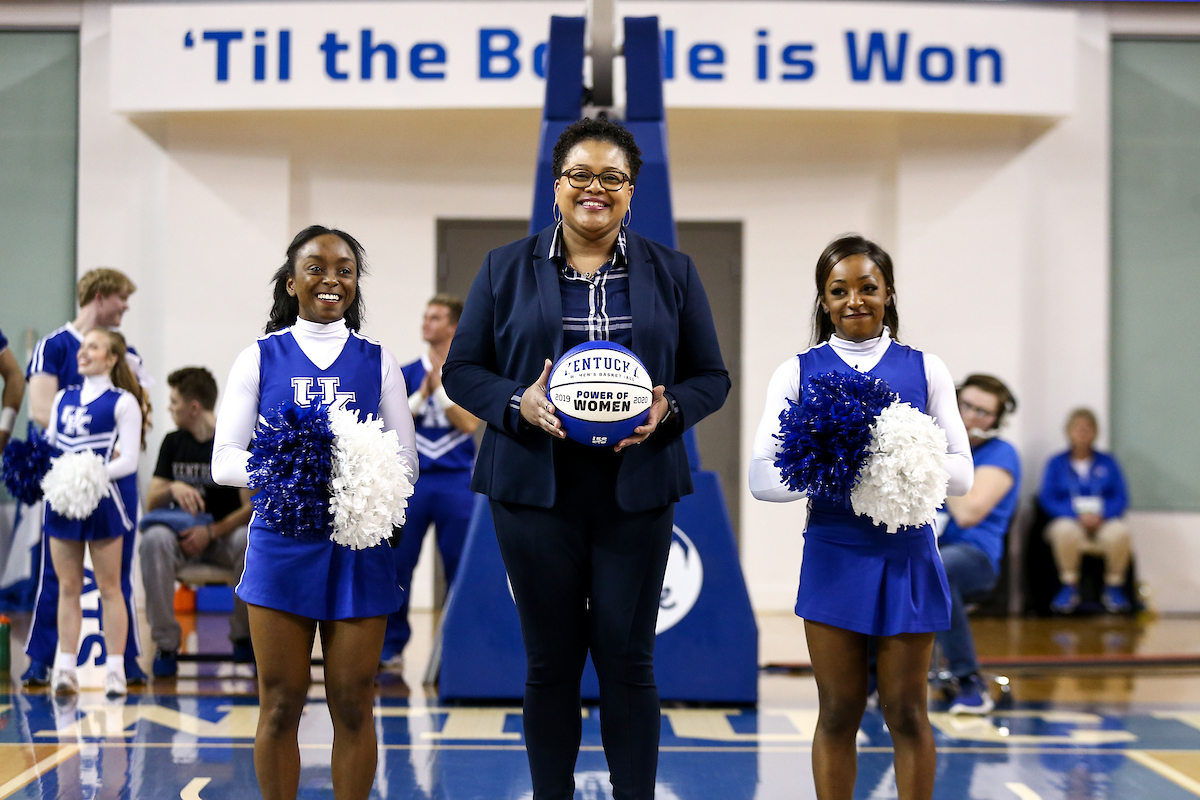 Power of Women. 

Kentucky beat Georgia 88-77.

Photo by Eddie Justice | UK Athletics