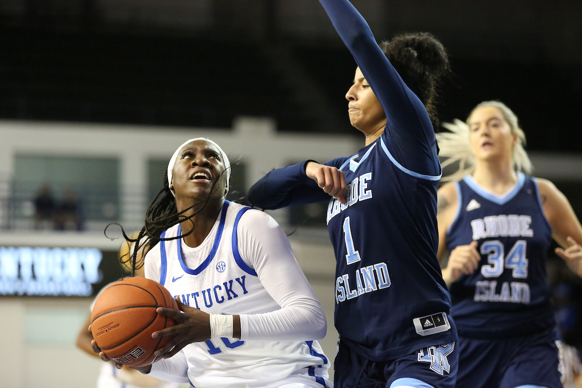 Kentucky Women's Basketball defeats Rhode Island 75-52 on Thursday, December 6th, 2018 at Memorial Coliseum.

Photos by Noah J. Richter | UK Athletics