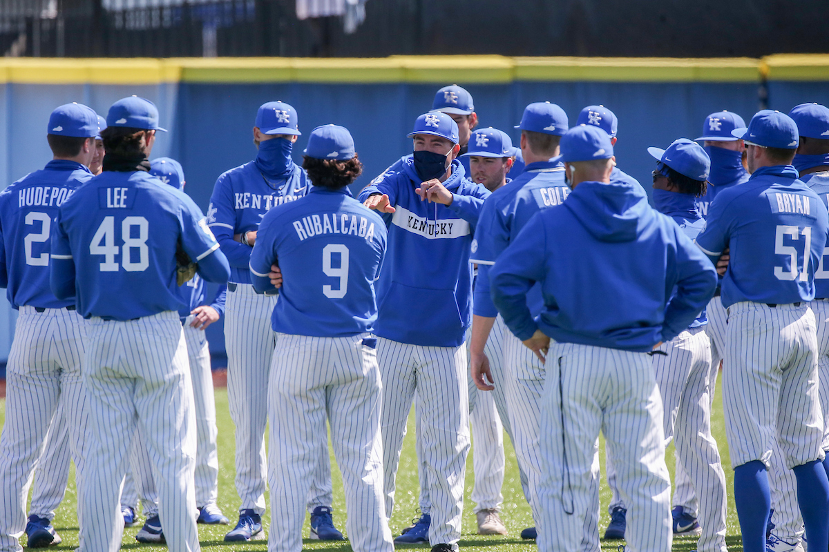 Coach Nick Mingione.

Kentucky beats Mizzou 5 - 4.

Photo by Sarah Caputi | UK Athletics