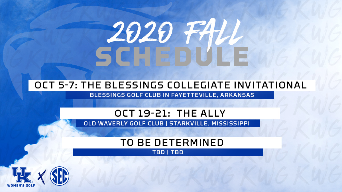 Kentucky Women’s Golf Announces Updated Fall Schedule