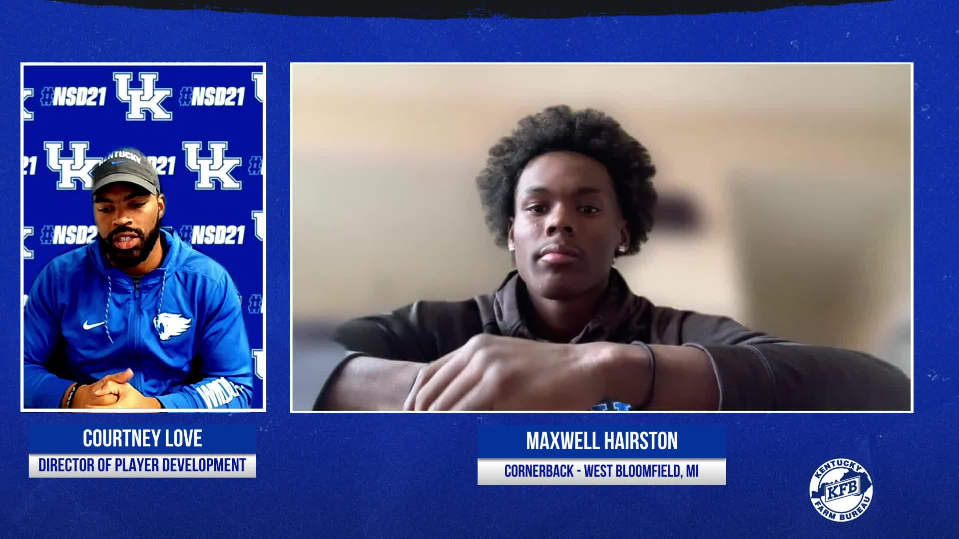 FB: Maxwell Hairston - Signing Day Interview