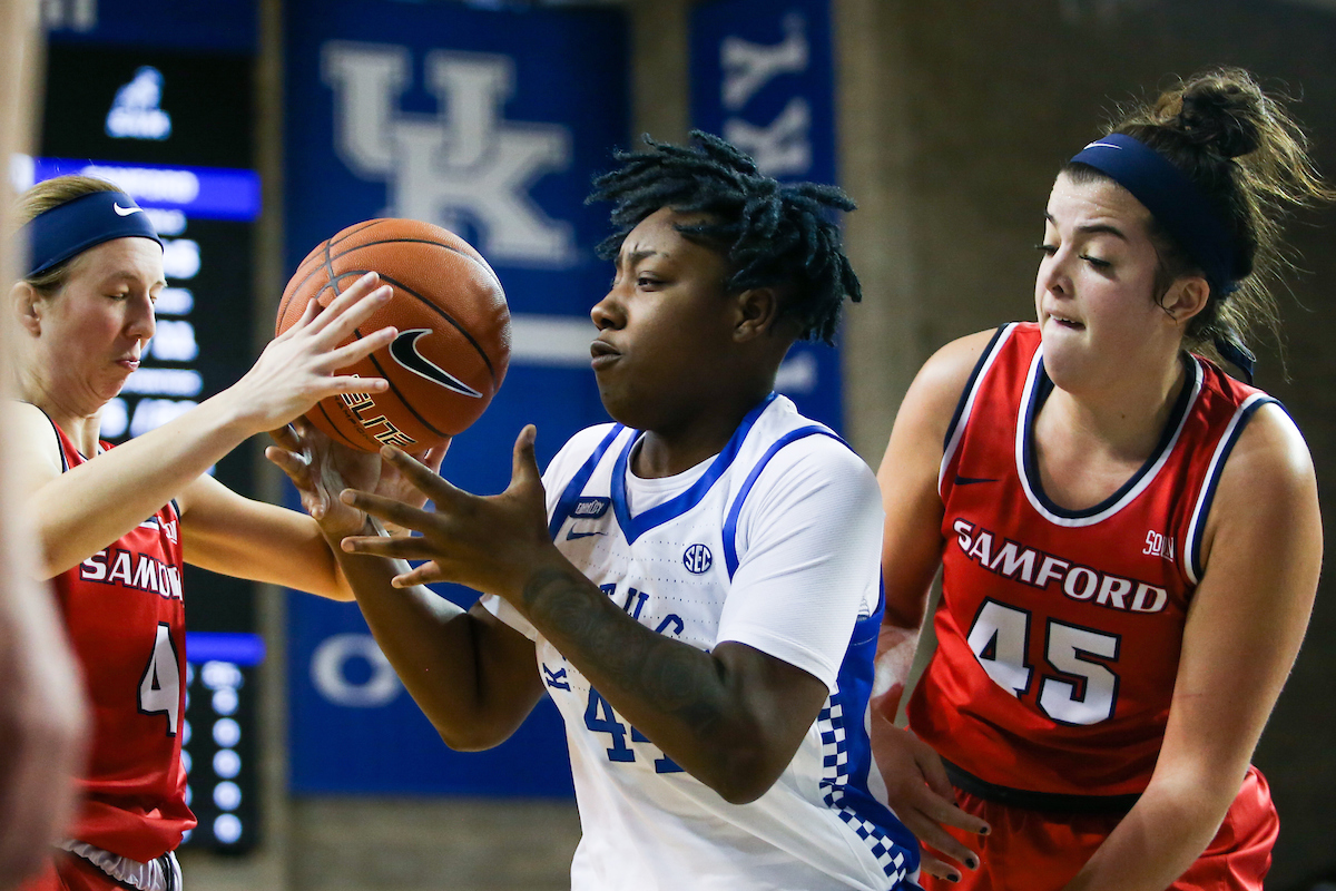 Dre’Una Edwards.

Kentucky beats Samford 88-54.

Photo by Hannah Phillips | UK Athletics