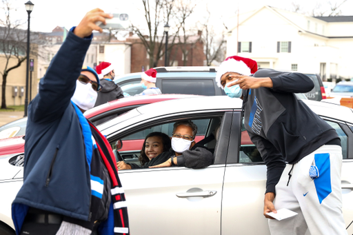 Keion Brooks Jr. 

Kentucky men's basketball gives back for the holidays.

Photo by Eddie Justice | UK Athleticss