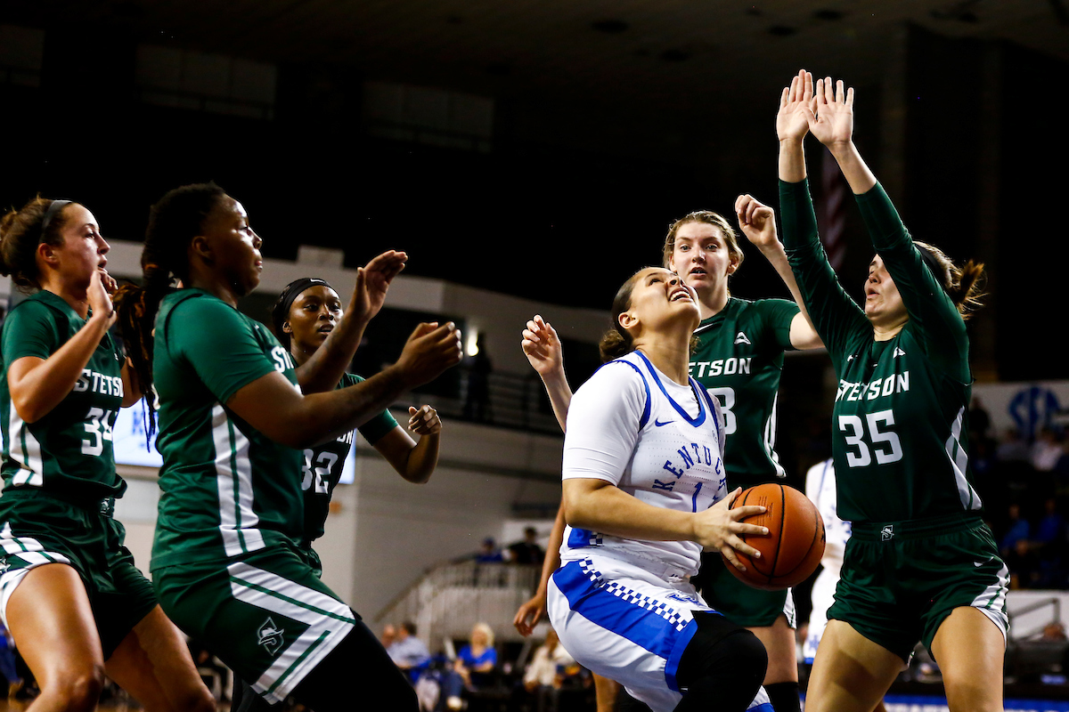 Sabrina Haines.

Kentucky beats Stetson 67-48,

Photo by Grace Bradley | UK Athletics