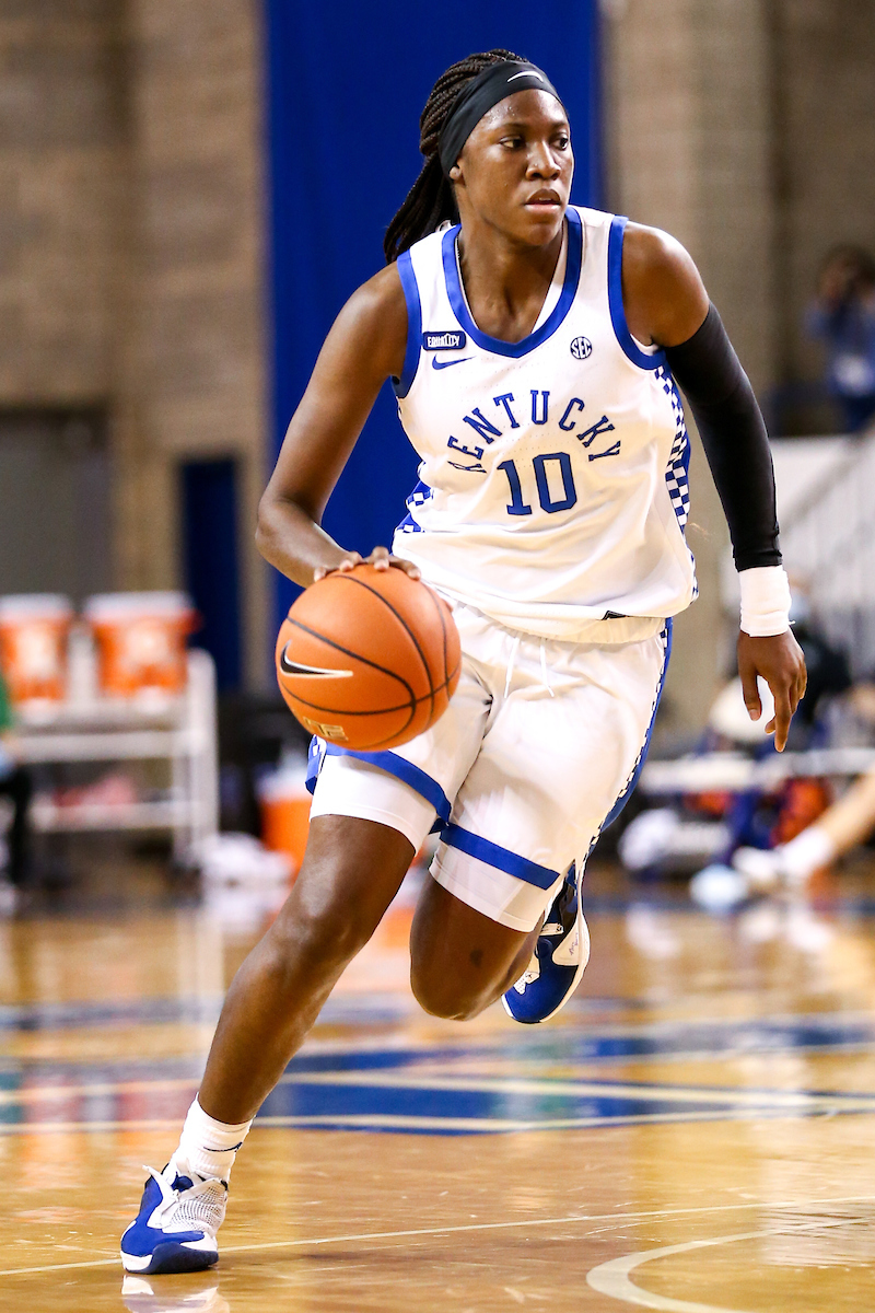Rhyne Howard.  

Kentucky beats Marshall 79-45.

Photo by Eddie Justice | UK Athletics