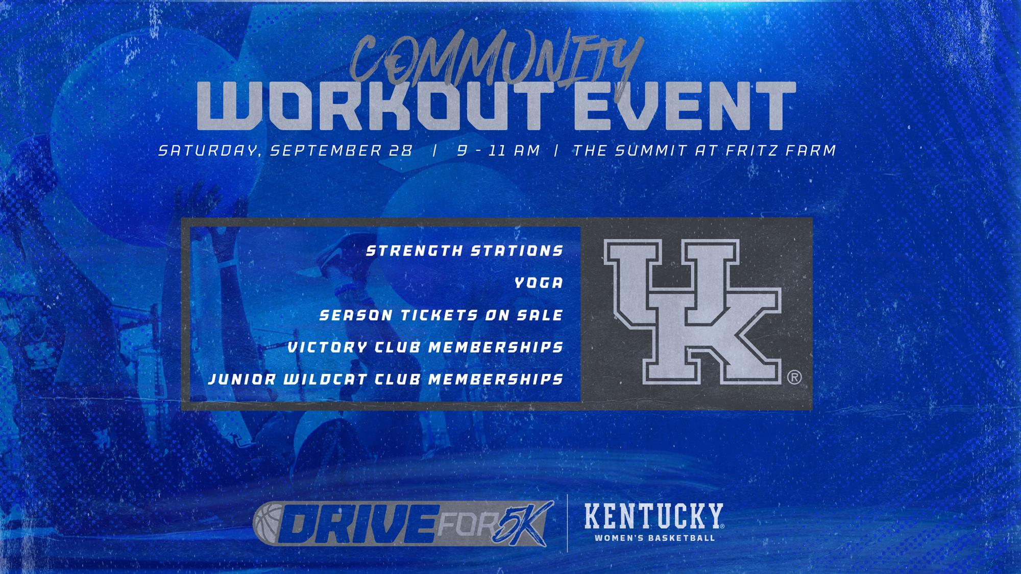 WBB to Host #DriveFor5K Workout at The Summit on Sept. 28