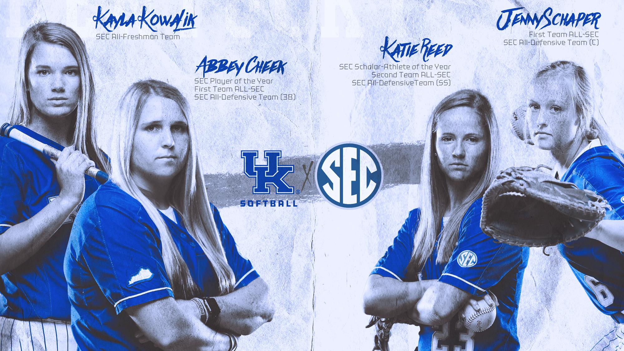 Abbey Cheek Wins 2019 SEC Player of the Year; Reed, Schaper, Kowalik Also Honored