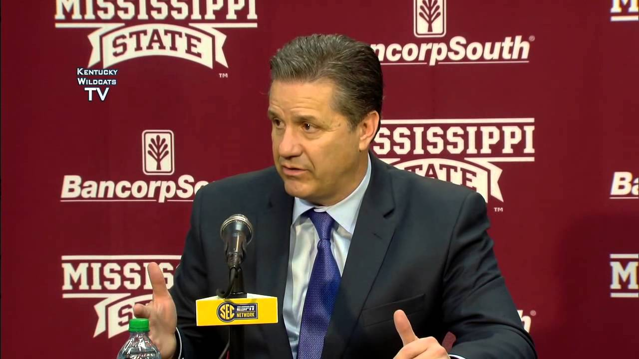 Kentucky Wildcats TV: Coach Calipari - MSU Postgame