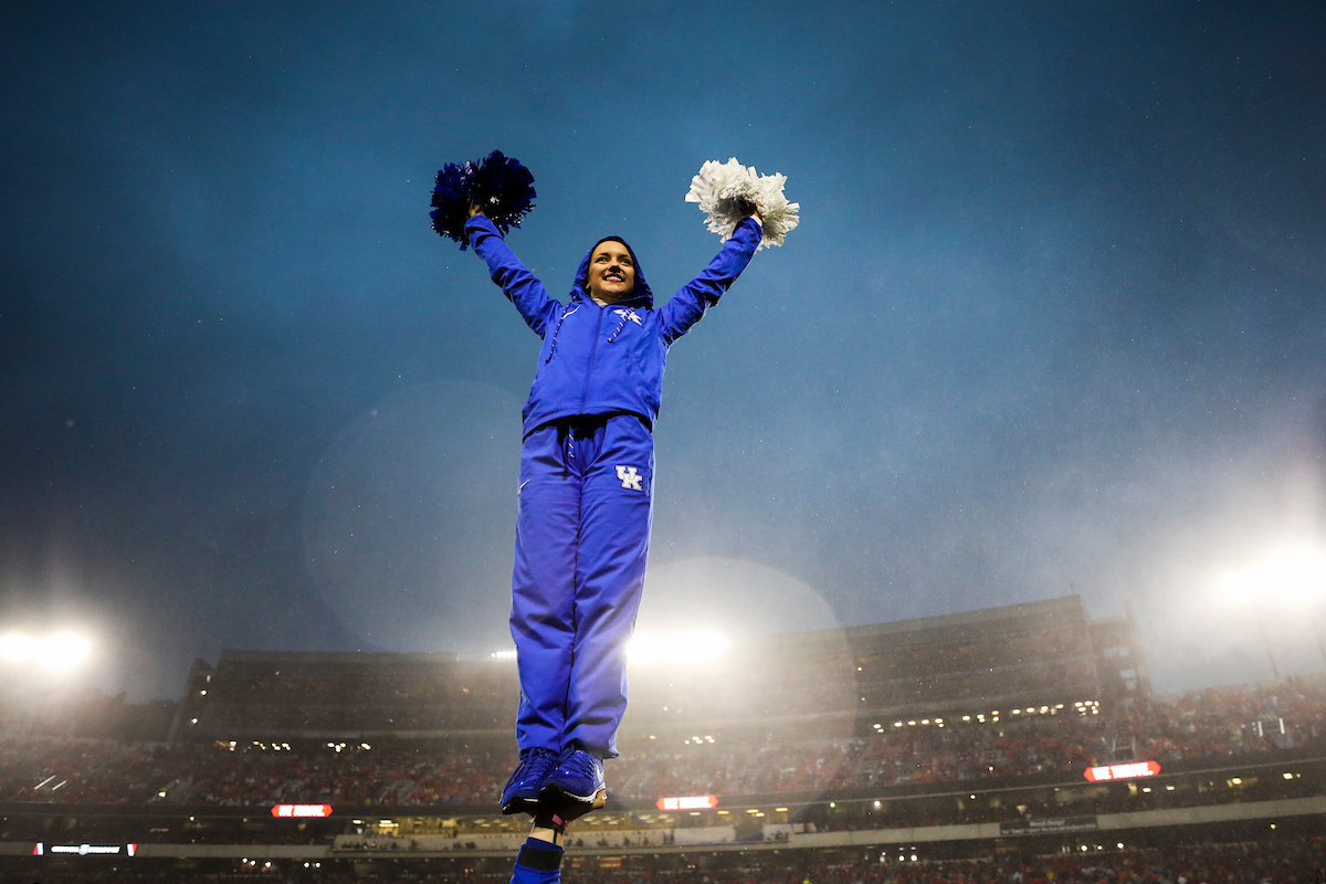 Cheerleaders.

Kentucky falls to Georgia 21-0.

Photo by Chet White | UK Athletics
