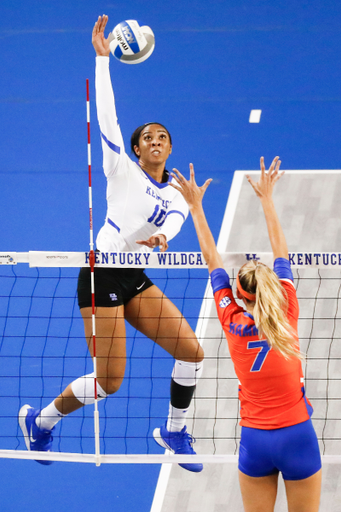 Caitlyn Cooper.

UK beat Florida 3-2.

Photo by Chet White | UK Athletics