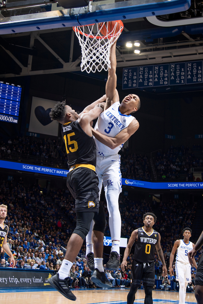 Keldon Johnson.

UK men's basketball beat Winthrop University 87-74 on Wednesday, November 21, 2018.

Photo by Chet White | UK Athletics