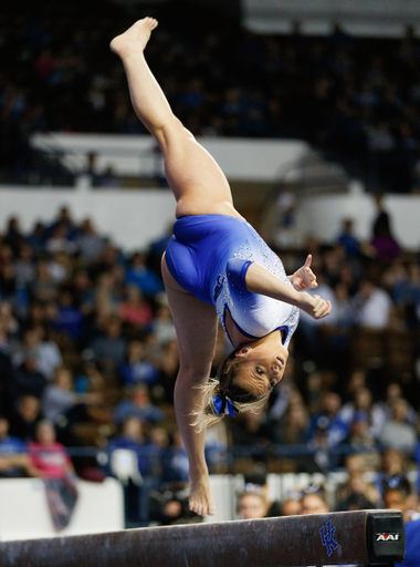 ELLA WARREN.


The University of Kentucky gymnastics team beats LSU, 197.150 - 196.025.

Photo by Elliott Hess | UK Athletics