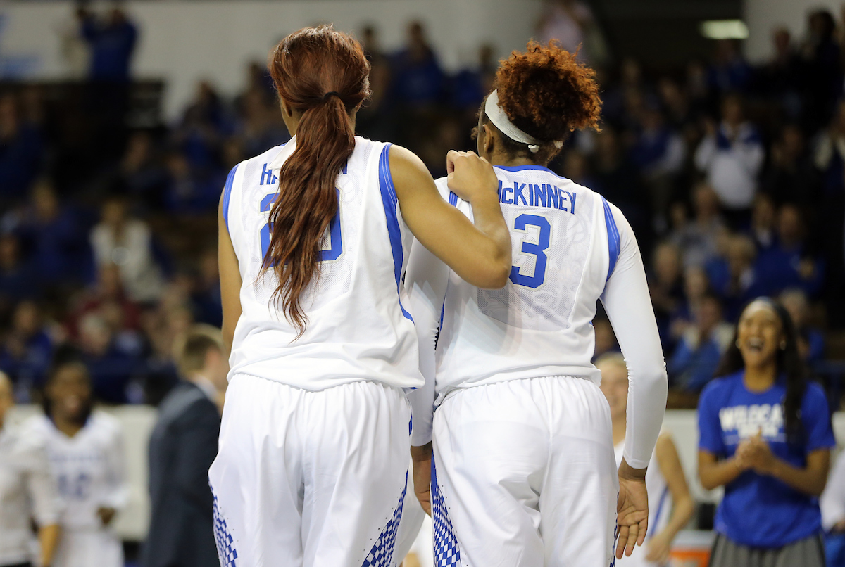 Dorie Harrison, Keke McKinney

The University of Kentucky women's basketball team defeats Alabama on Thursday, January 25, 2018 at Memorial Coliseum. 

Photo by Britney Howard | UK Athletics