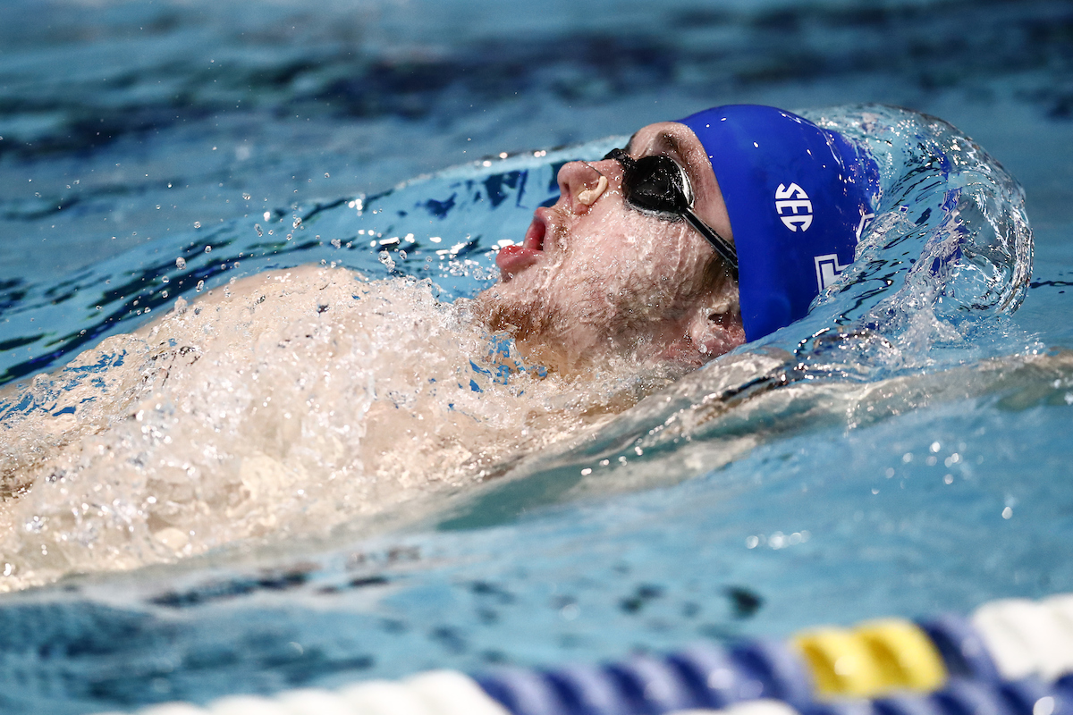 The UK men's and women's swim and drive teams beat Louisville on Senior Day at the Lancaster Aquatic Center on Saturday, January 26, 2019.

Photo by Elliott Hess | UK Athletics
