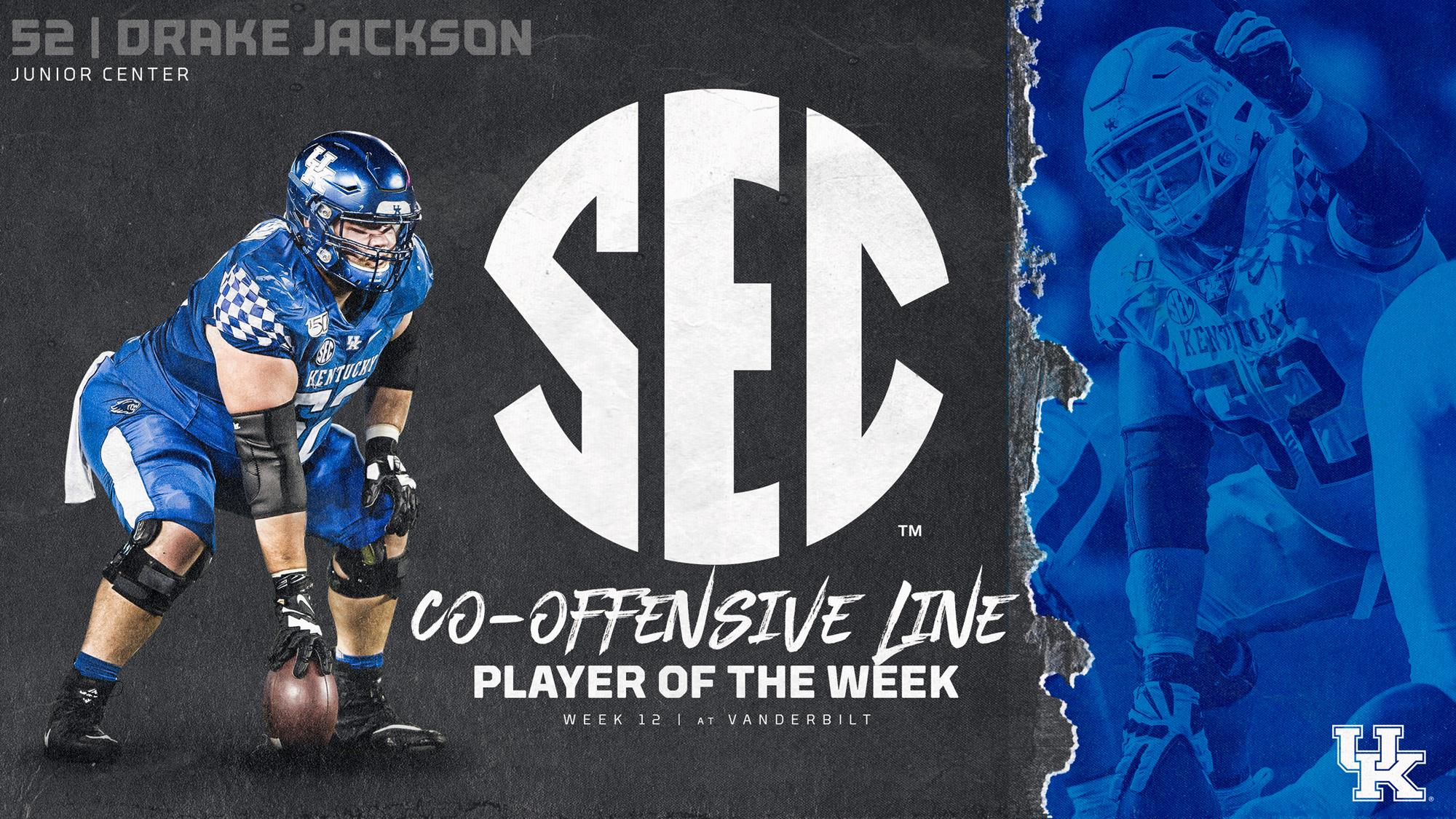 Drake Jackson Named SEC Co-Offensive Lineman of the Week