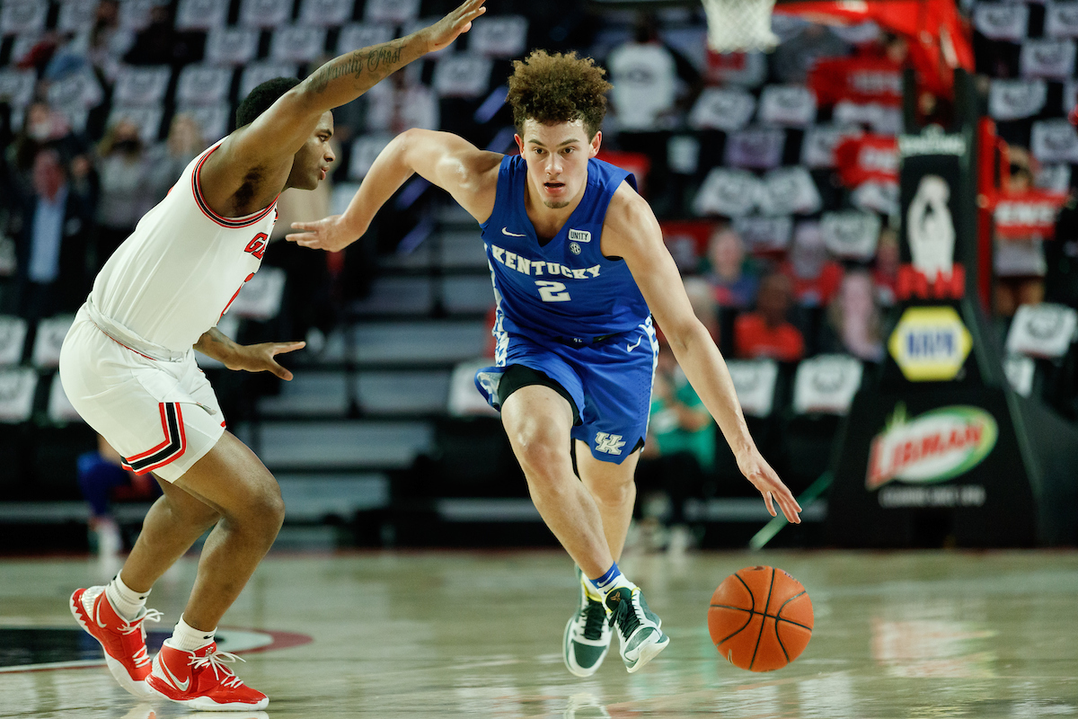 Devin Askew.

Kentucky falls to Georgia, 63-62.

Photo by Elliott Hess | UK Athletics