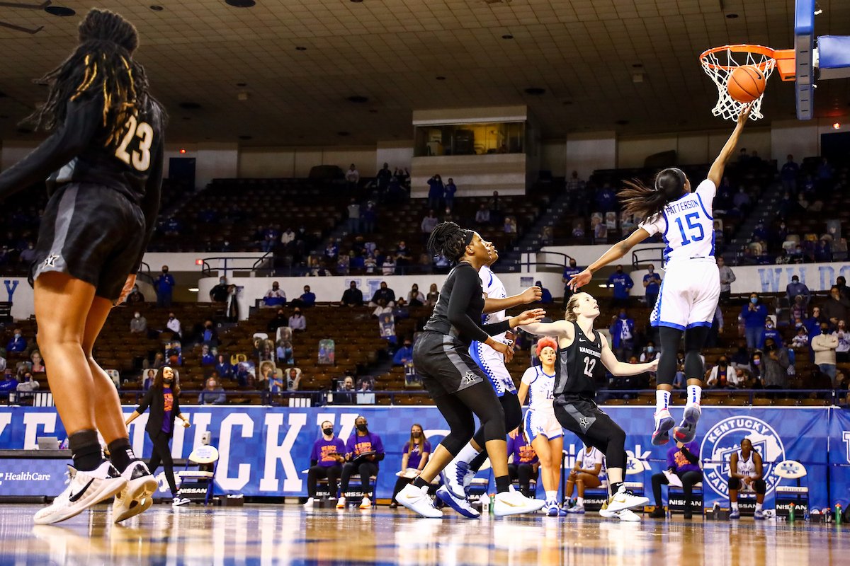 Chasity Patteson. 

Kentucky beat Vandy 80 - 73.

Photo by Eddie Justice | UK Athletics