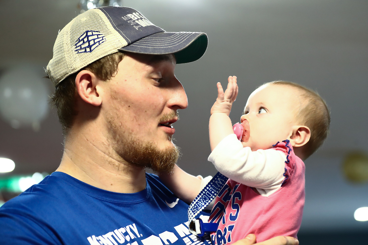 Cambridge Place named its dining hall the “Landon Young Dining Hall” for his support of the retirement home throughout his Wildcat career.  


Photo by Elliott Hess | UK Athletics