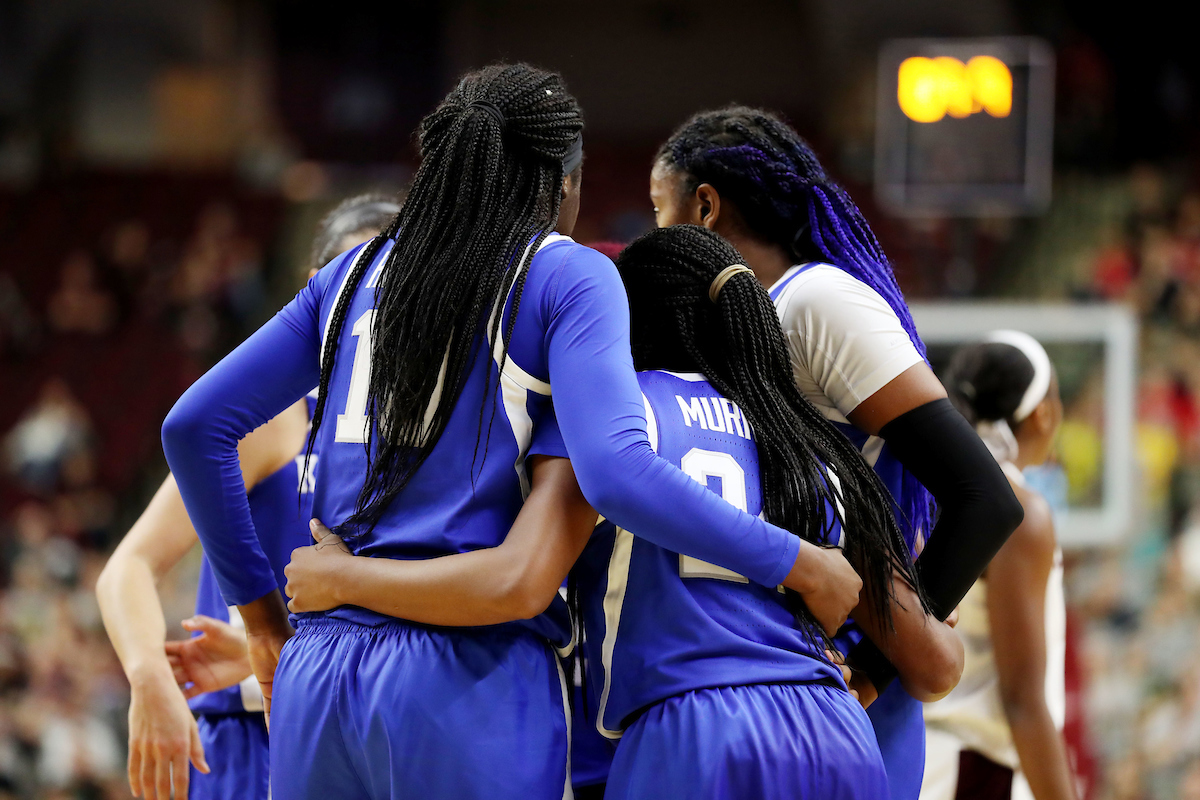 The UK Women's Basketball falls to Texas A&M. 
Photo by Hannah Phillips  | UK Athletics