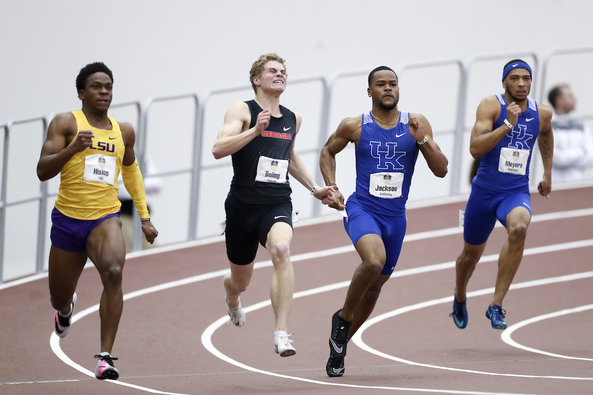 Langston Jackson. Khance Meyers.

2020 SEC Indoors Day Two.


Photo by Isaac Janssen | UK Athletics