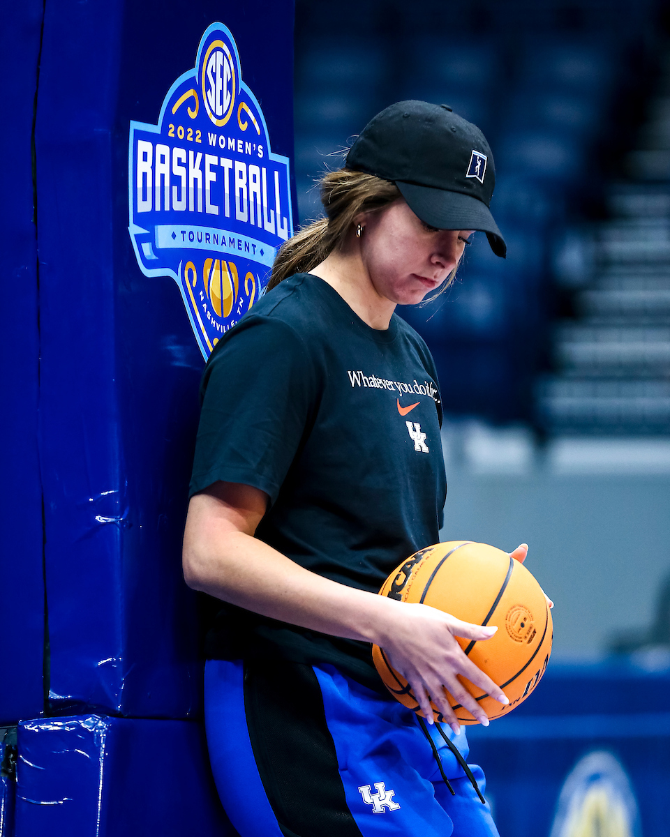 Blair Green.

Kentucky shootaround day one for the SEC Tournament.

Photo by Eddie Justice | UK Athletics